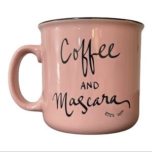 Coffee & Mascara Pink Coffee Mug Dishwasher/Microwave SAFE